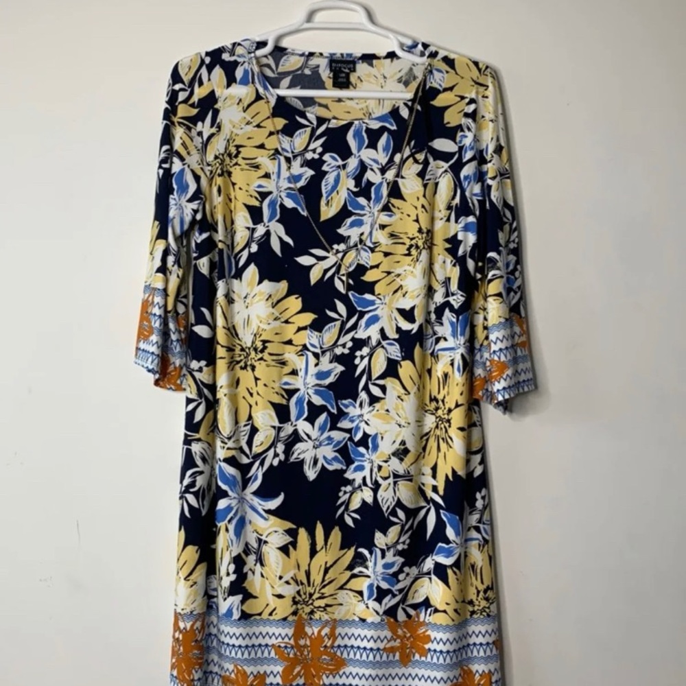 ENFOCUS  NWOT DRESS 14W with Necklace